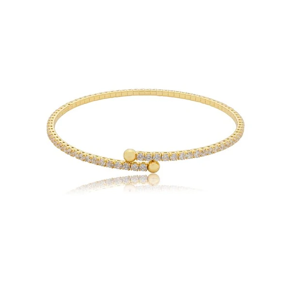 Bracelete Riviera em Dourado