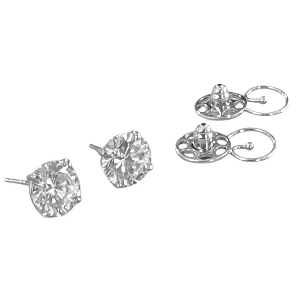 Brinco Ponto de Luz 10mm em Prata 925