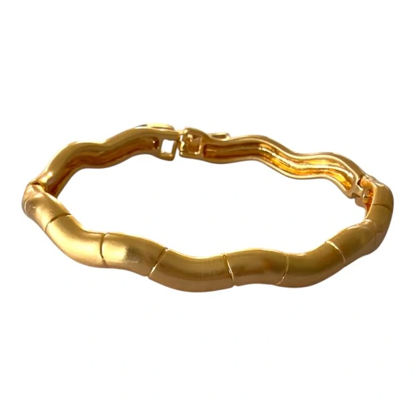 Bracelete Ondulado Acetinado