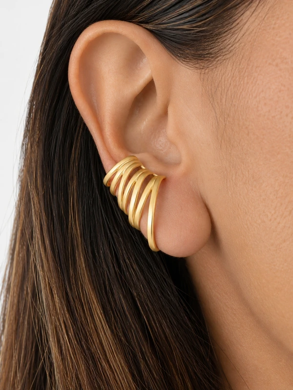 Brinco Dourado Fosco