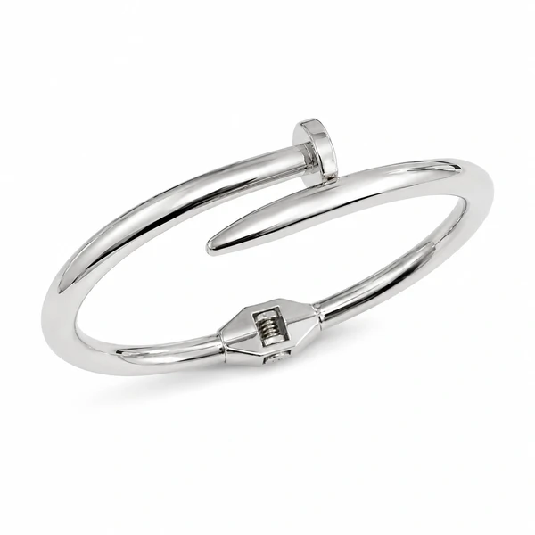 Bracelete Prego Grosso e Liso