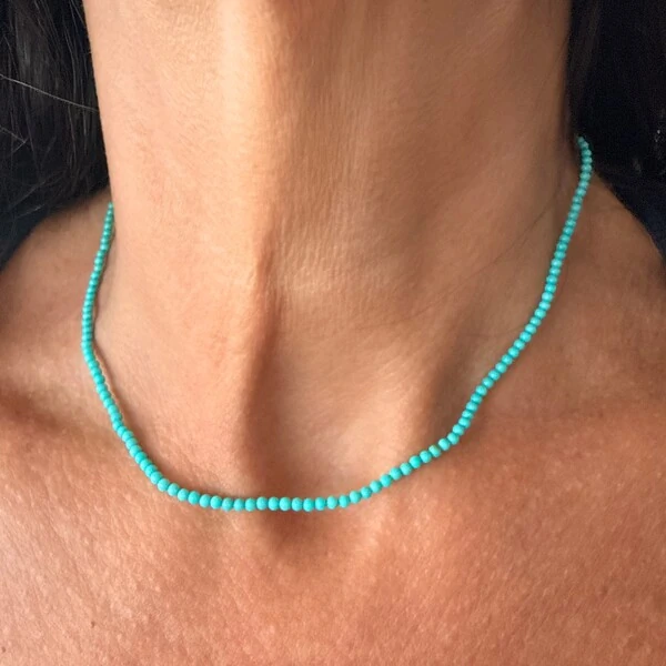 Colar Turquesa Natural