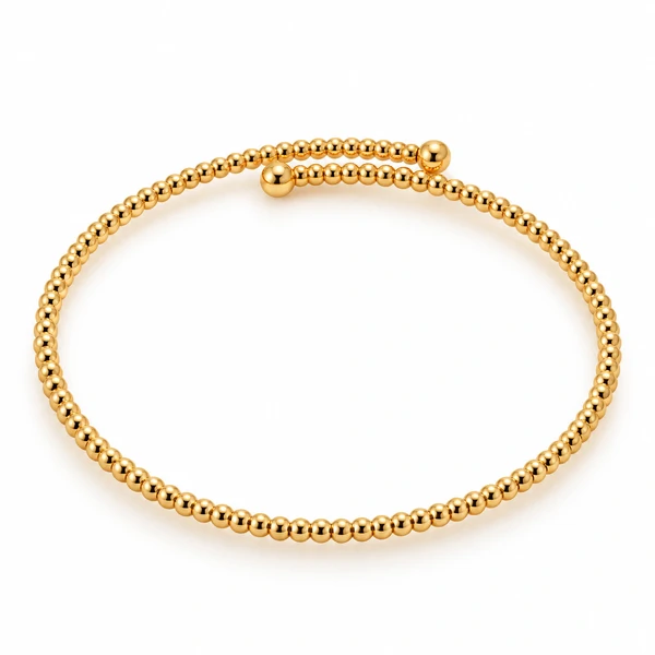 Bracelete Bolinhas Delicadas em Dourado
