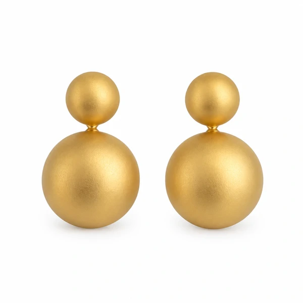 Brinco Dourado Fosco