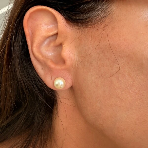Brinco Solitário Perola