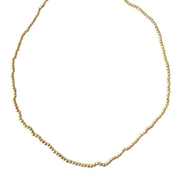 Colar Mini Bolinhas em Dourado