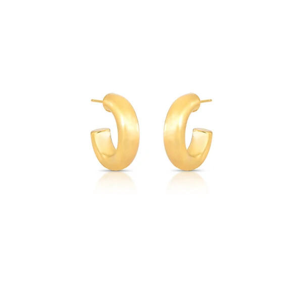 Brinco Argola M Fosca em Dourado