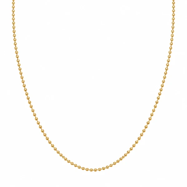 Colar Longo Bolinhas Diamantadas