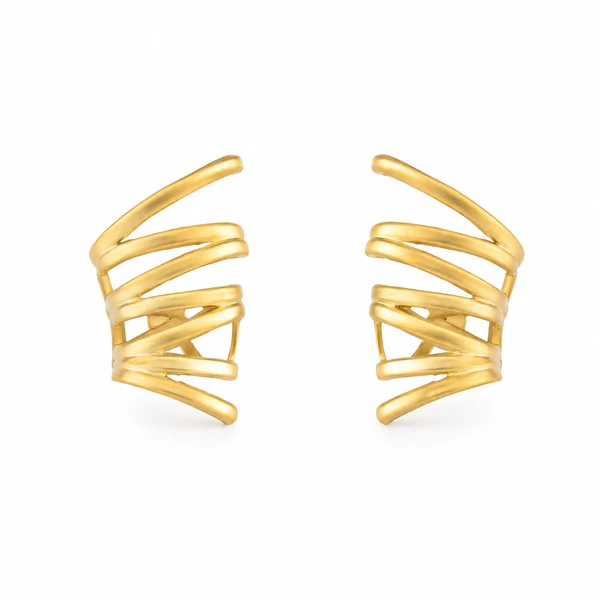Brinco Dourado Fosco