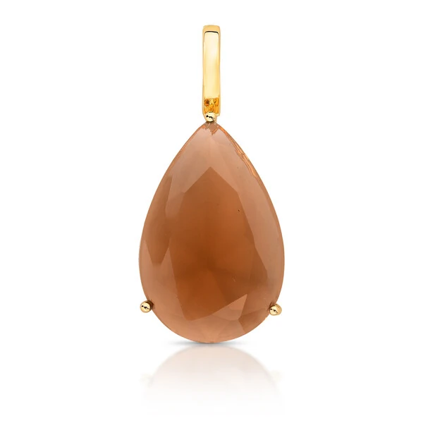 Pingente Gota em Dourado