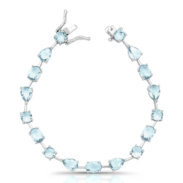 Pulseira Riviera Faca em Ródio