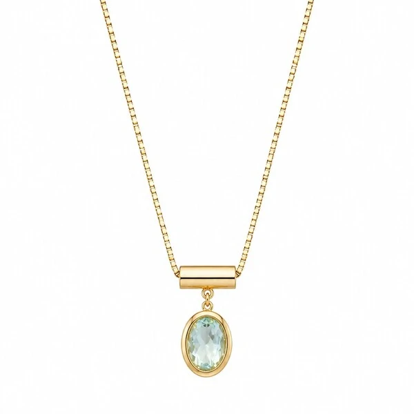 Colar com Pingente Canda em Dourado