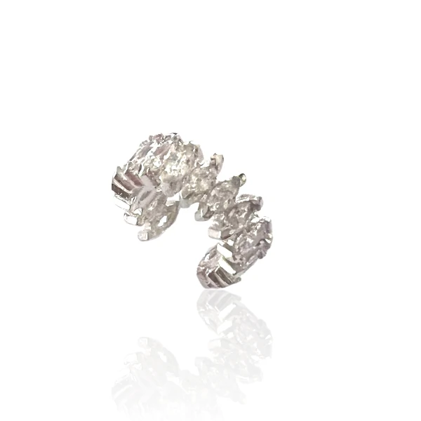 Piercing Fake Navetes em Ródio