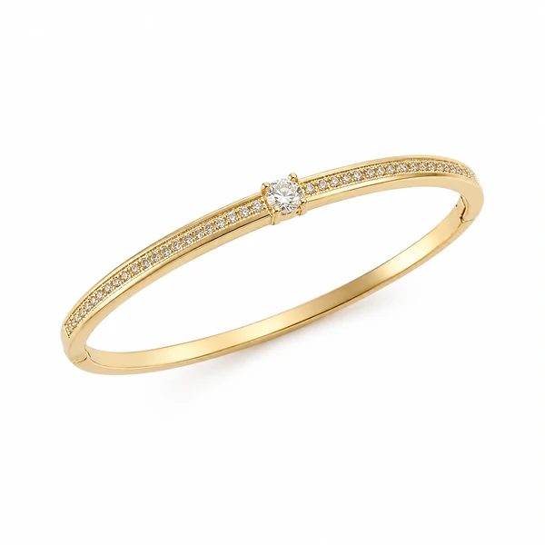 Bracelete Moissanite e Zircônias