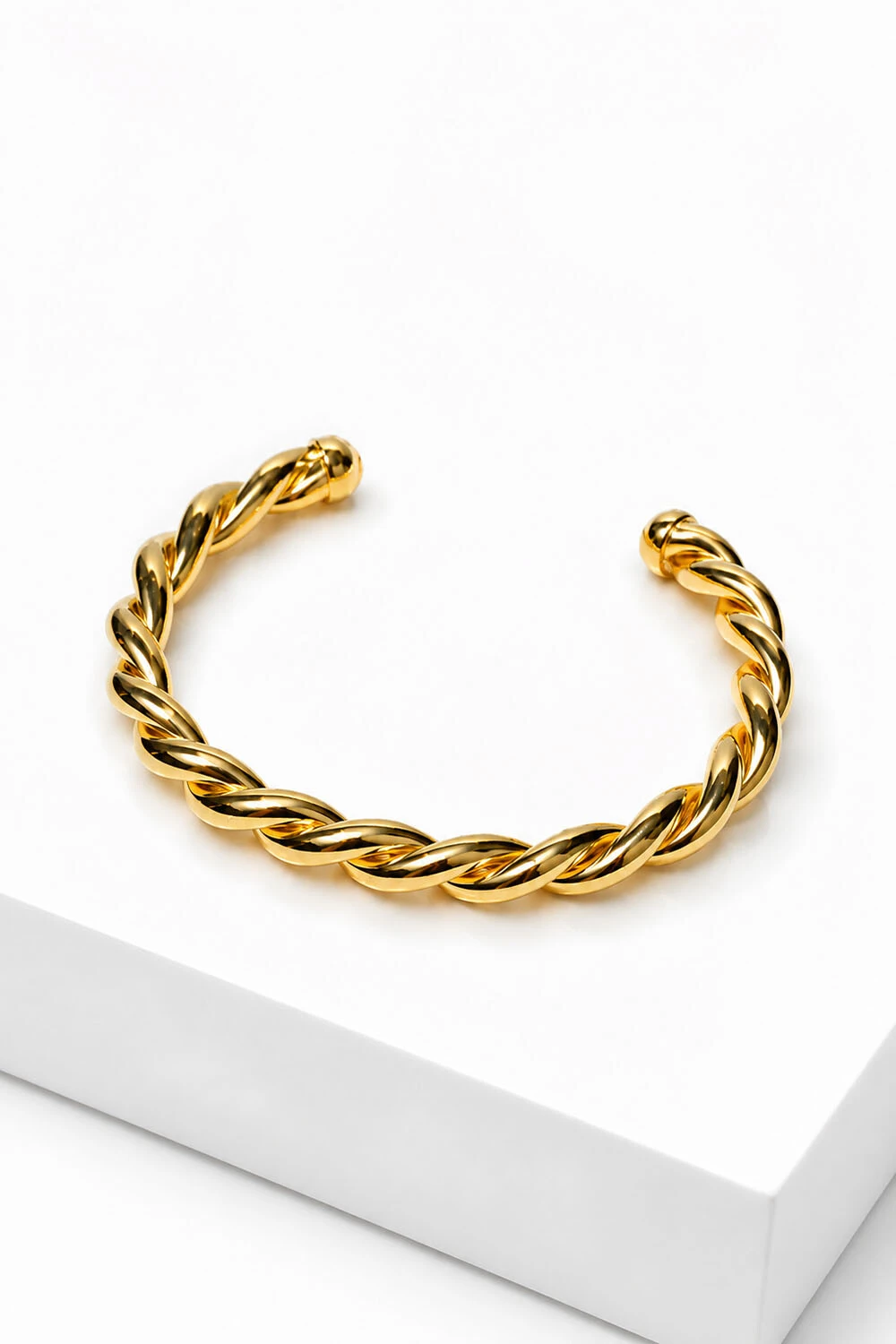 Foto Pulseira Bracelete Torcido Ouro 18k