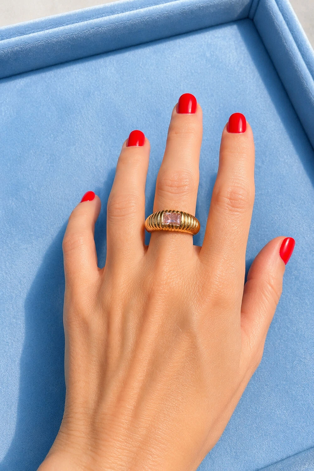 Foto Anel Sarah Ouro 18k
