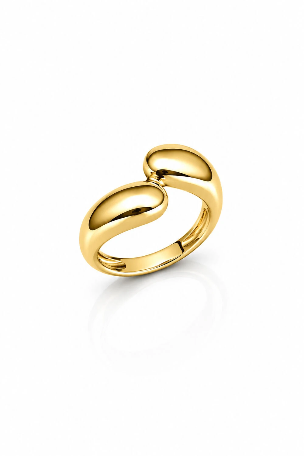 Foto Anel Gotas Ouro 18k