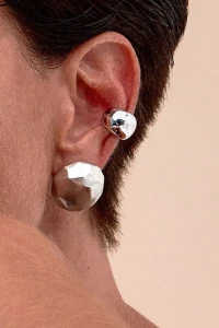 Fake Piercing Liso Ródio Branco