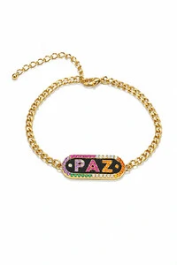 Pulseira Paz Ouro 18k