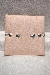 Brinco Trio Borboletas Prata 925