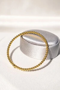 Pulseira Aro Bolinhas Ouro 18k