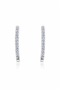 Brinco Earhook Ródio Branco