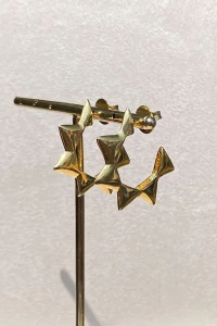 Brinco Argola Sun Ouro 18k