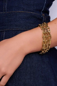 Pulseira Corrente Elos Quadrados