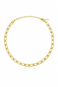 Colar Choker Groumet Ouro 18k