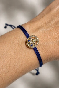 Pulseira Nsra das Graças Azul Marinho