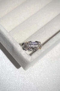 Fake Piercing X Zircônias Ródio Branco