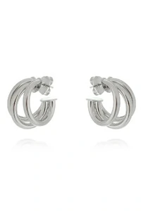 Brinco Argola Tripla M Ródio