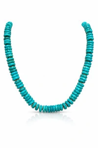 Colar Pedra Turquesa Ana Ouro 18k