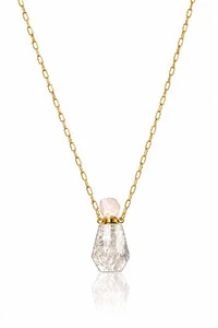 Colar Perfumeiro Pedra Cristal