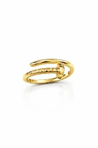 Anel Prego Ouro 18k