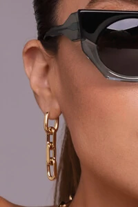 Brinco Argola Elos Corrente