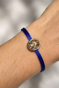 Pulseira Nsra das Graças Azul Royal