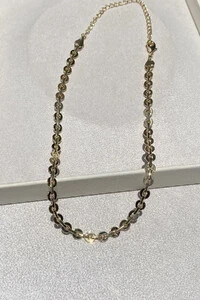 Colar Choker Esferas Vazadas e Entrelaçadas Dourada