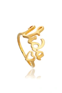Anel Falange Ajustável Vida Ouro 18k