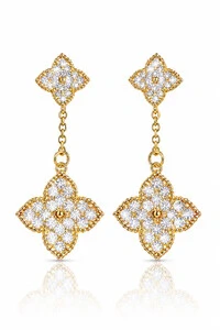 Brinco Jack Zircônias Ouro 18k