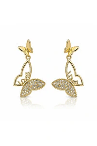 Brinco Borboleta Free Ouro 18k