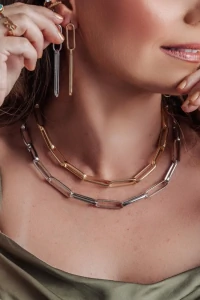 Colar Elos Cartier Ouro 18k