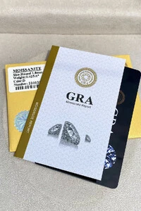 Brinco Pizza 1,8mm Moissanite Prata 925 com Ródio branco