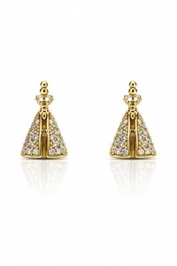 Brinco Nsra Aparecida Ouro 18k