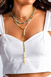 Colar Choker Canutilho Metal Ouro 18k