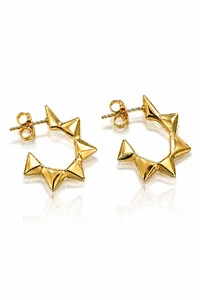 Brinco Argola Sun Ouro 18k