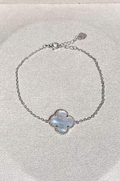 Foto Pulseira Trevo Madrepérola M