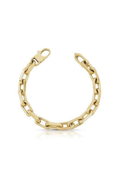 Foto Pulseira Corrente Elos Quadrados