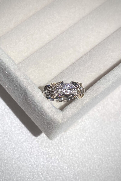 FotoFake Piercing X Zircônias Ródio Branco