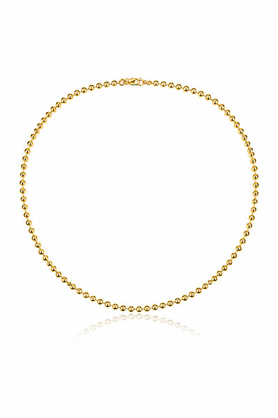Foto Colar Esferas 3MM Ouro 18k